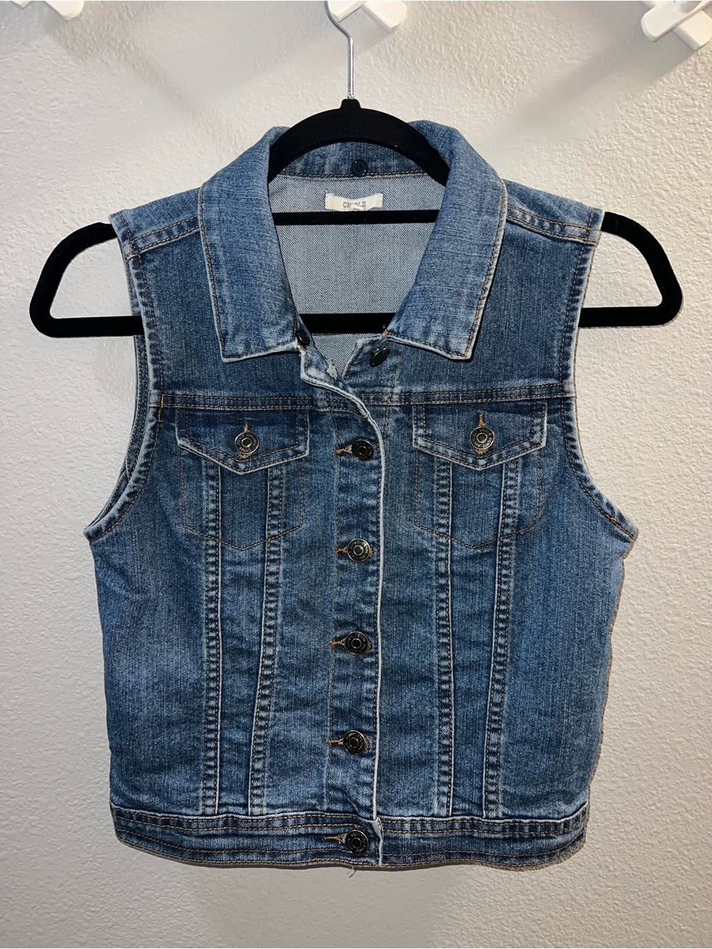 Classic Blue Denim Vest - kids